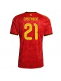 Belgien Timothy Castagne #21 Heimtrikot WM 2026 Kurzarm Belgien Timothy Castagne #21 Heimtrikot WM 2026 Kurzarm
